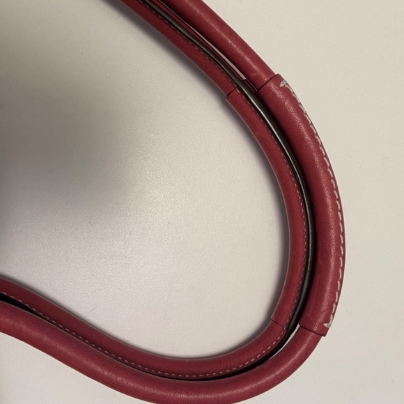 NWOT Coach Fuchsia Pink leather Coach Madeline (11554) scarf & dust cover - Picture 9 of 12